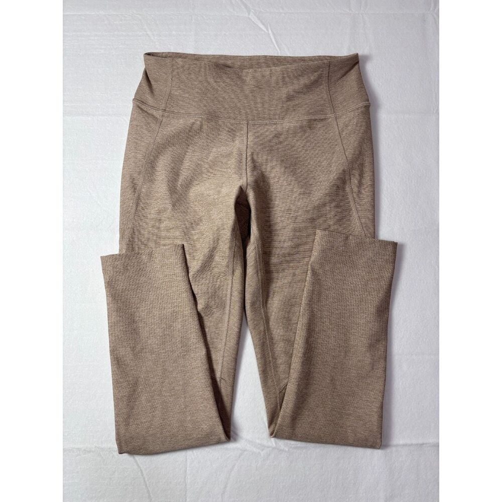 Outdoor Voices TechSweat 3/4 Leggings Heather Beige High Waist Size Small
